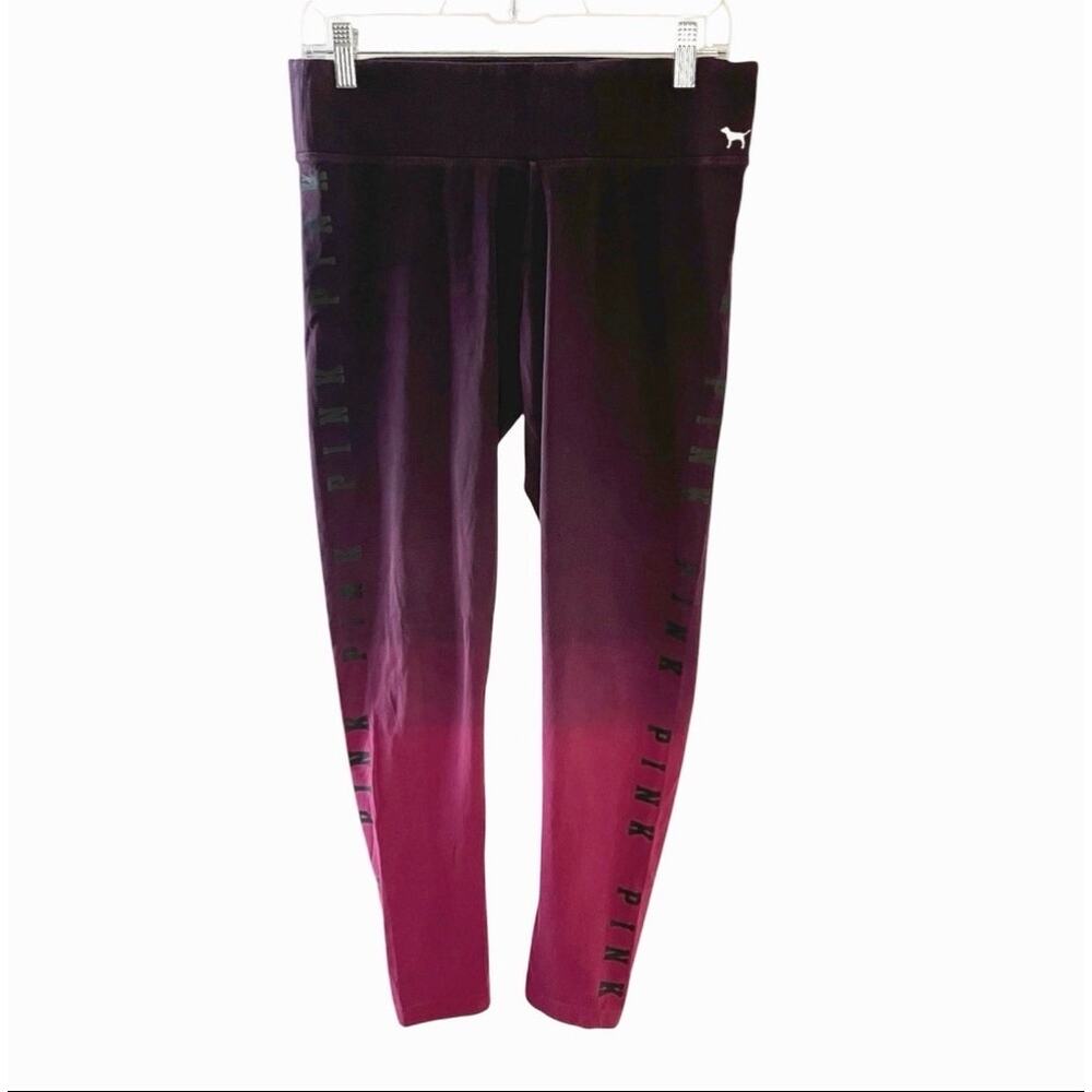 PINK Victoria’s Secret Ombre Yoga Leggings Purple Pink Medium